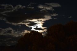Superluna oculta tras las nubes (14 noviembre 2016)